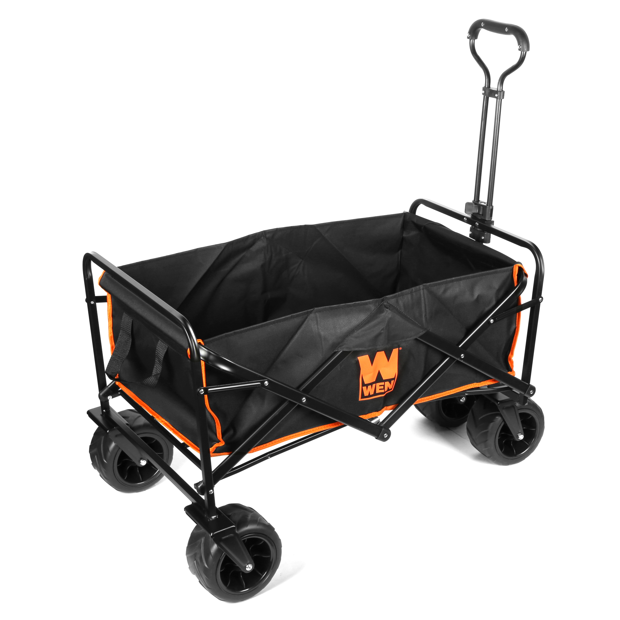 WEN Folding Wagon and Utility Cart - 220-Lb. Capacity, PVC, Model# GA8080